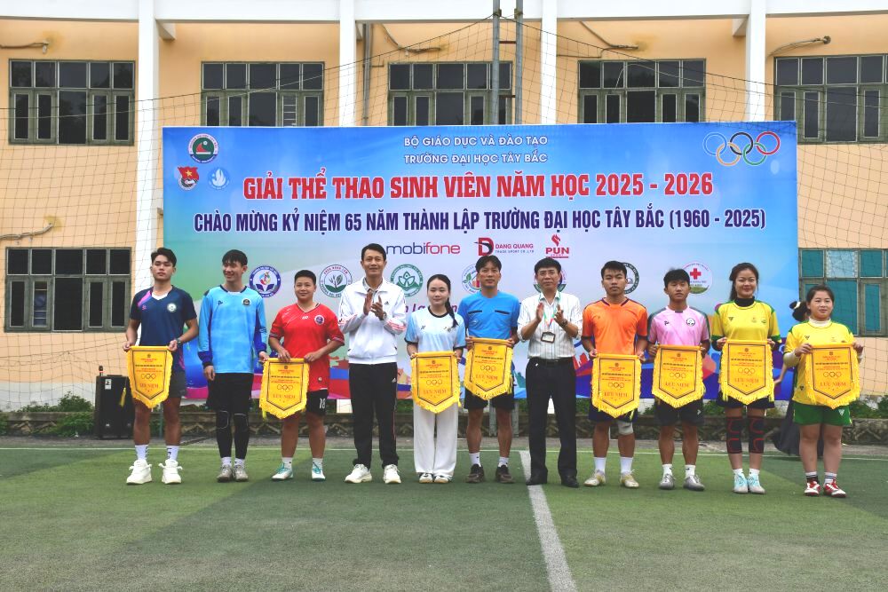 2025–2026 Student Sports Games celebrate the 65th anniversary of Tay Bac University (1960–2025)