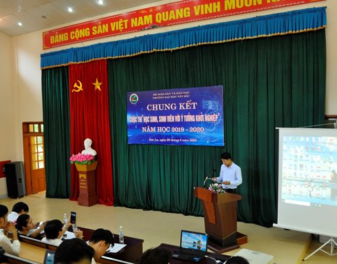 Chung kết cuộc thi “Học sinh, sinh viên với ý tưởng khởi nghiệp” năm học 2019 - 2020