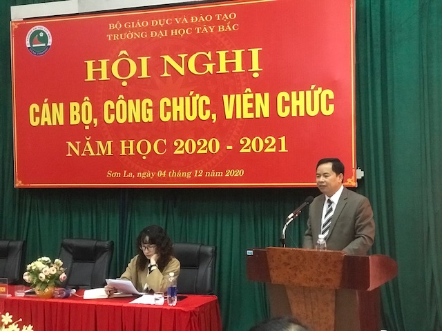 Hội nghị cán bộ, công chức, viên chức Trường Đại học Tây Bắc năm học 2020 – 2021