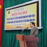Hội nghị Tổng kết công tác tuyển sinh hệ chính quy năm 2020 và Phương hướng, giải pháp công tác tuyển sinh năm 2021