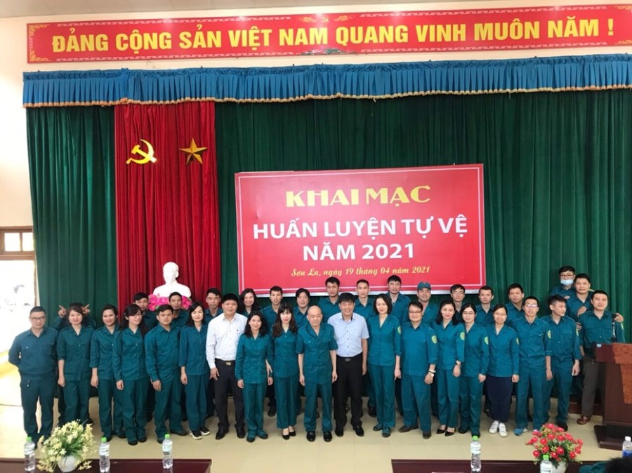 Ban Chỉ huy Quân sự Trường Đại học Tây Bắc – Ban Chỉ huy Quân sự Cục thuế tỉnh Sơn La khai mạc Huấn luyện Tự vệ năm 2021