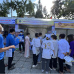 Trường Đại học Tây Bắc tham dự Ngày hội việc làm, tư vấn hướng nghiệp huyện Mường La năm 2022