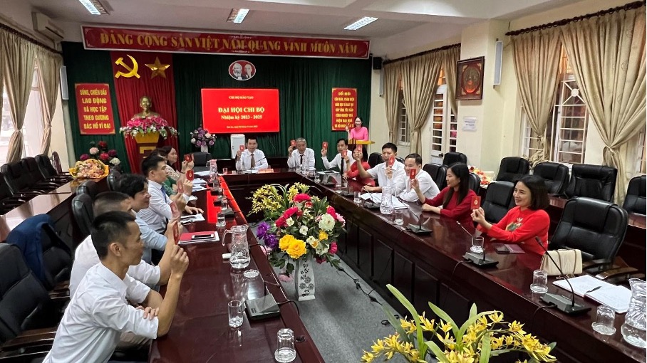 Đại hội Chi bộ Đào tạo nhiệm kỳ 2023 – 2025