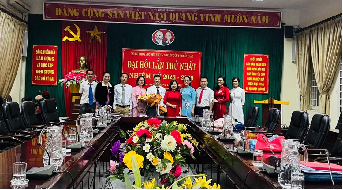 Đại hội Chi bộ Khoa học Sức khoẻ và Nghiên cứu Chuyển giao lần thứ nhất, Nhiệm kỳ 2023 – 2025