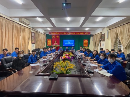 Đoàn Trường Đại học Tây Bắc tham gia Hội nghị nghiên cứu, học tập, quán triệt Nghị quyết Đại hội Đại biểu toàn quốc lần thứ XII, nhiệm kỳ 2022 – 2027
