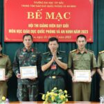 Trung tâm GDQP&AN tổ chức thành công Hội thi giảng viên dạy giỏi môn học GDQP&AN năm 2023