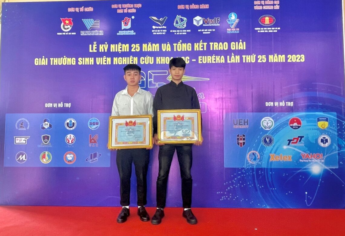 Sinh viên Khoa Nông – Lâm, Trường Đại học Tây Bắc đạt giải Ba Giải thưởng Sinh viên nghiên cứu khoa học Euréka lần thứ 25, năm 2023