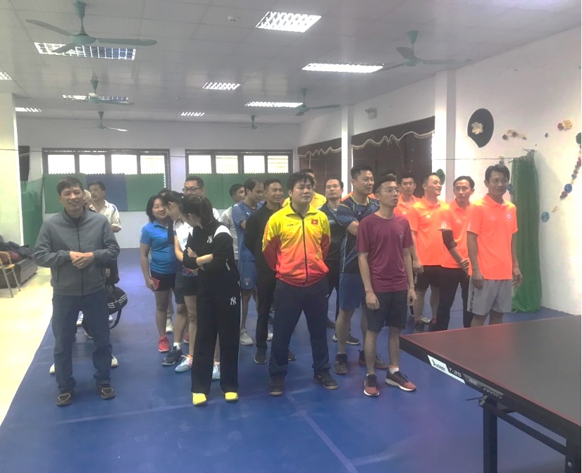 Công đoàn Trường Đại học Tây Bắc tổ chức Giải Bóng bàn chào năm mới Giáp Thìn 2024