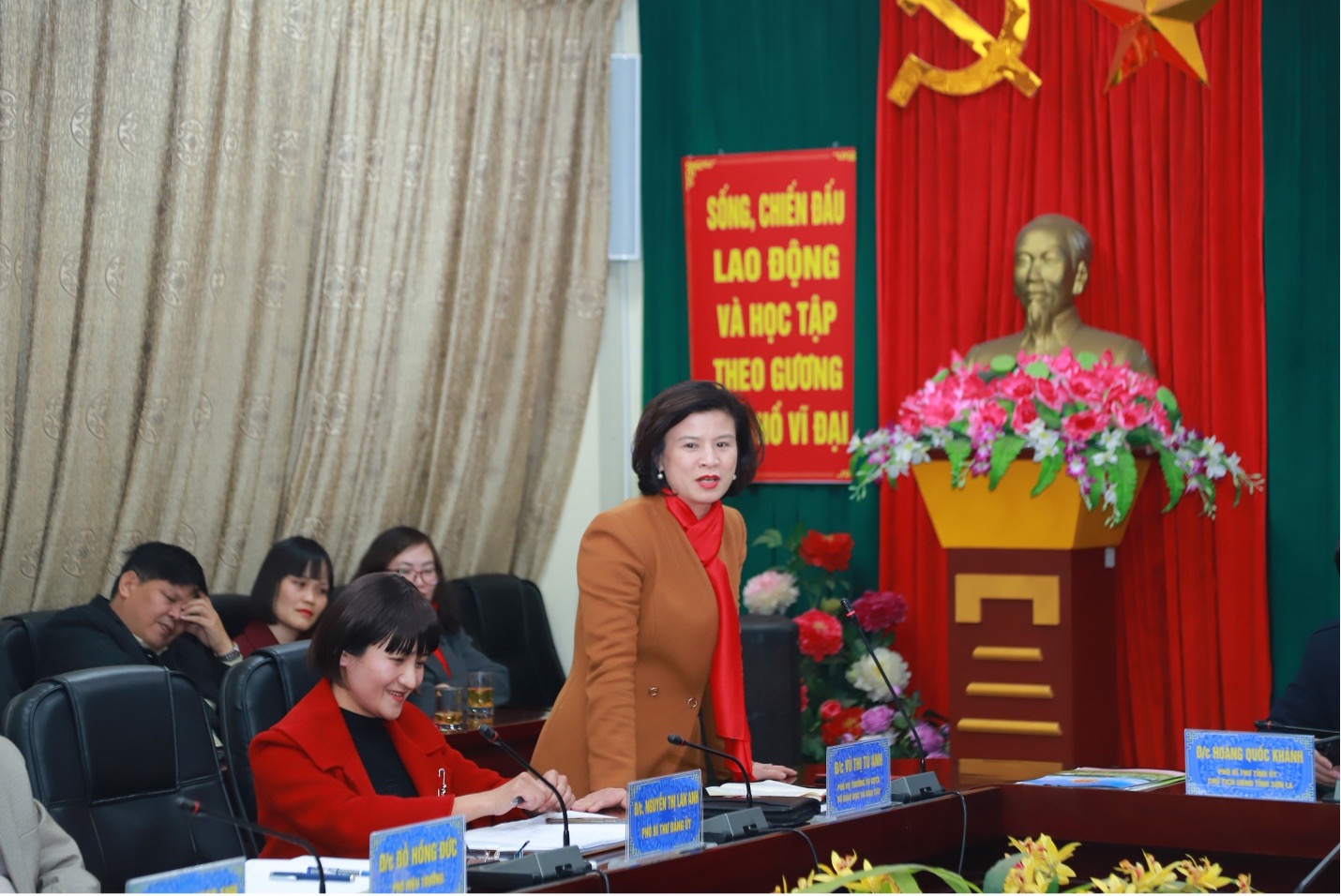 Đồng chí Hoàng Quốc Khánh - Phó Bí thư Tỉnh ủy, Chủ tịch UBND tỉnh Sơn La thăm và làm việc với Trường Đại học Tây Bắc