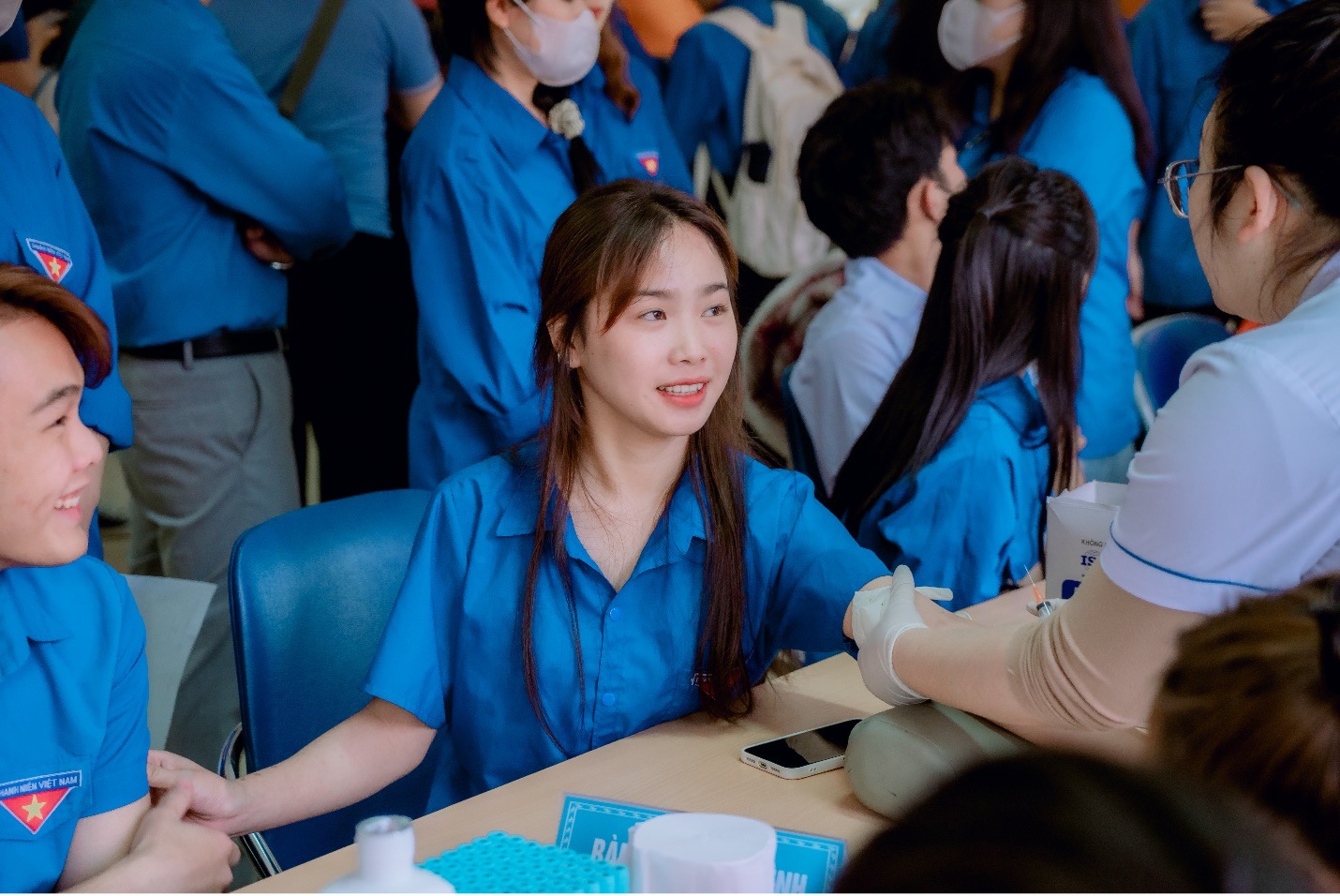 Trường Đại học Tây Bắc phối hợp tổ chức "Ngày hội hiến máu - Giọt hồng tình nguyện" năm 2024