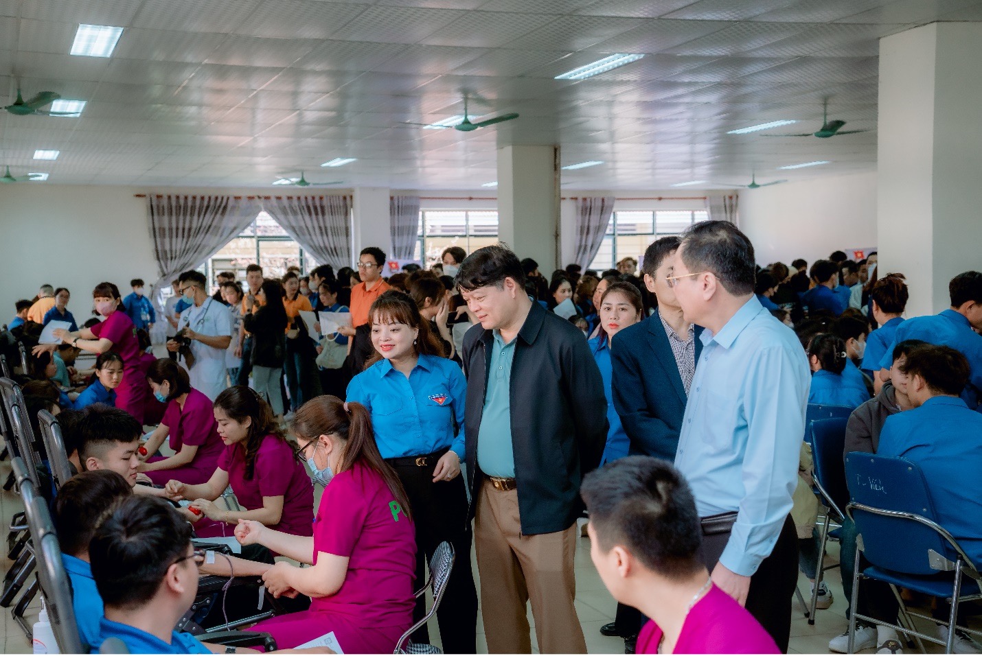 Trường Đại học Tây Bắc phối hợp tổ chức "Ngày hội hiến máu - Giọt hồng tình nguyện" năm 2024