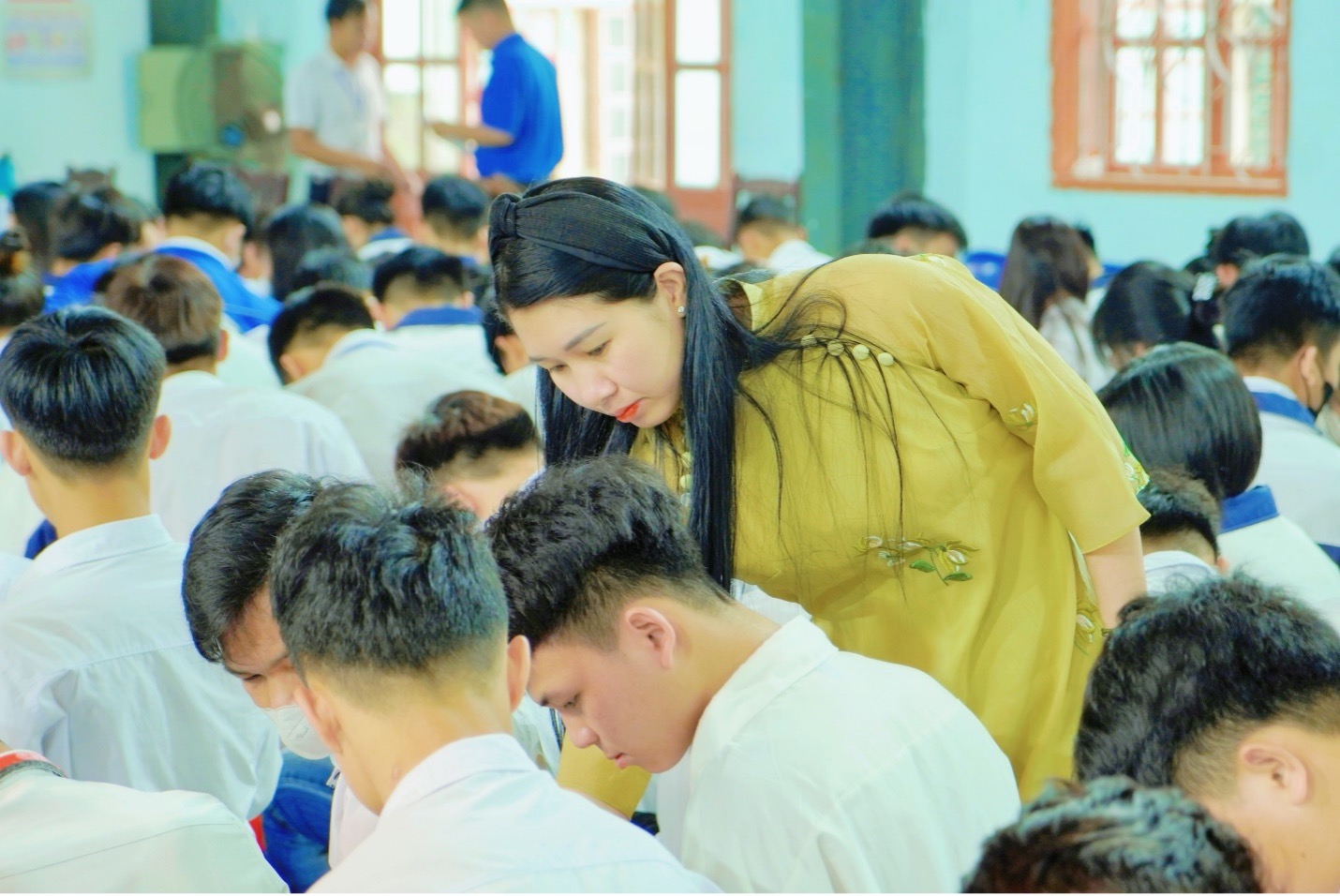 Đoàn công tác số 1 Trường Đại học Tây Bắc tổ chức Chương trình tư vấn, hướng nghiệp cho học sinh THPT trên địa bàn tỉnh Sơn La năm 2024