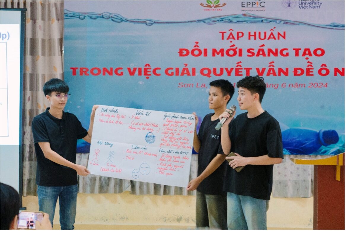 Chương trình tập huấn “Đổi mới sáng tạo trong giải quyết ô nhiễm nhựa” tại Trường Đại học Tây Bắc