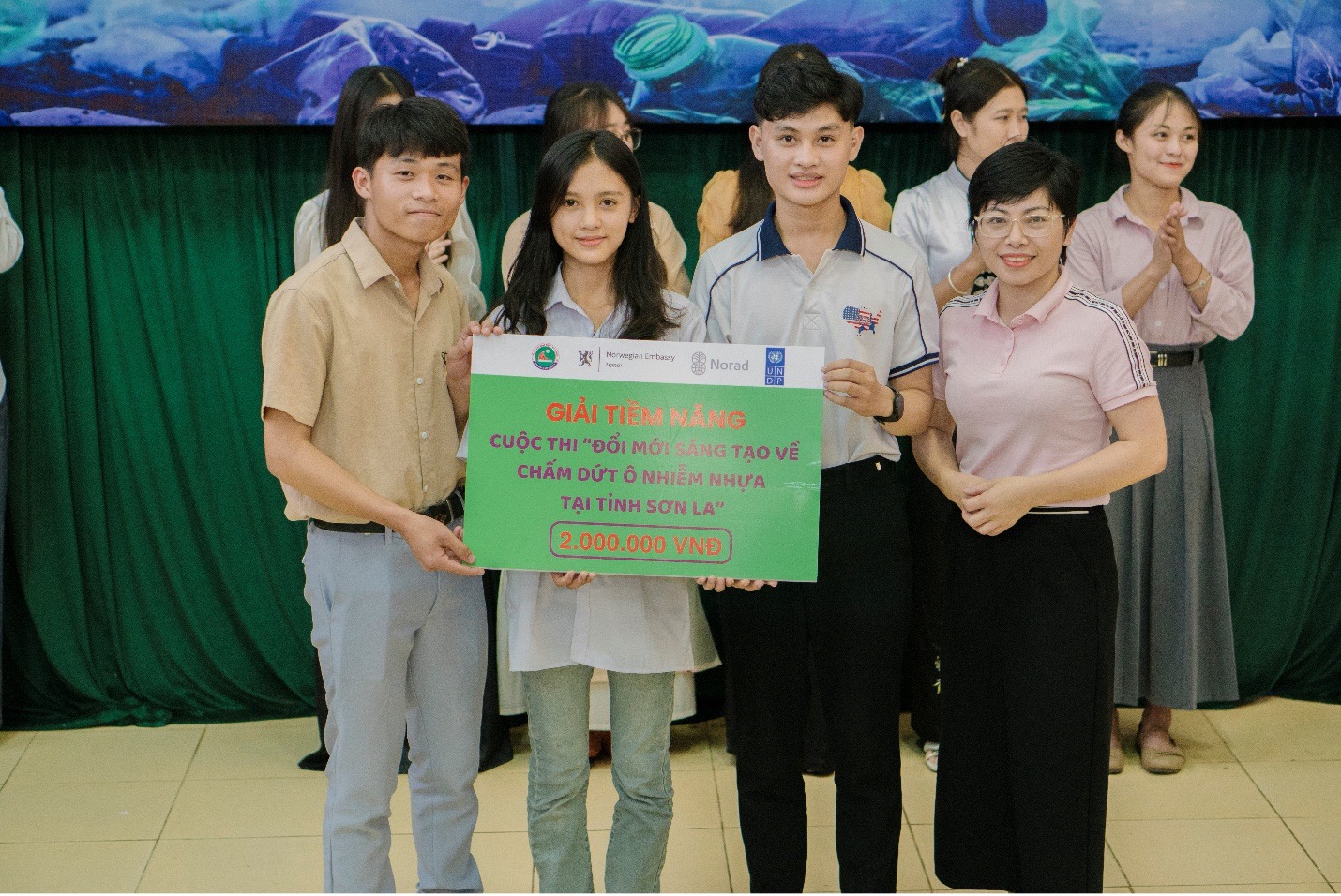 Chung kết cuộc thi đổi mới sáng tạo về chấm dứt ô nhiễm nhựa tại tỉnh Sơn La