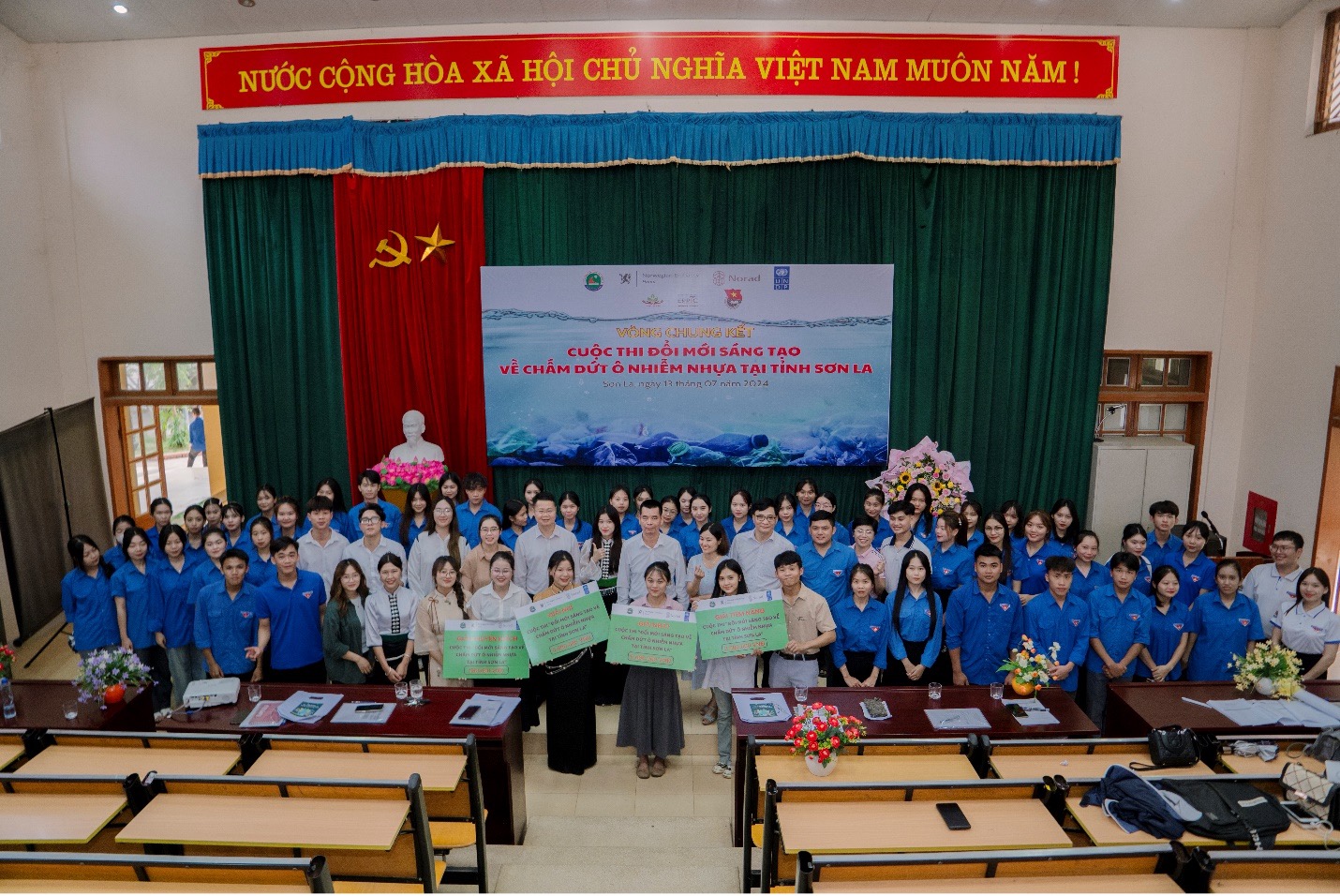 Chung kết cuộc thi đổi mới sáng tạo về chấm dứt ô nhiễm nhựa tại tỉnh Sơn La
