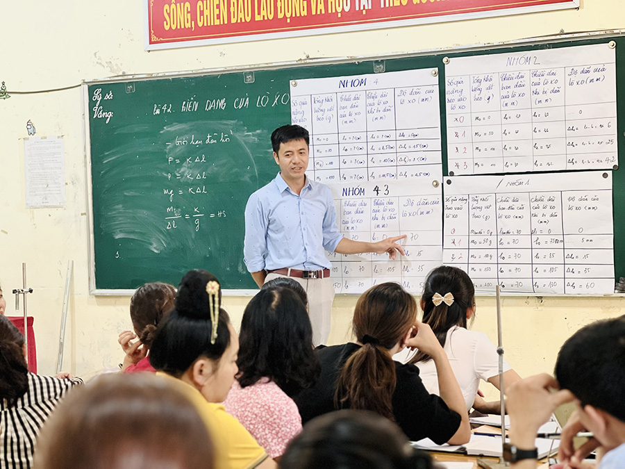 Trường Đại học Tây Bắc tập huấn, bồi dưỡng giáo viên THCS tại huyện Mai Sơn