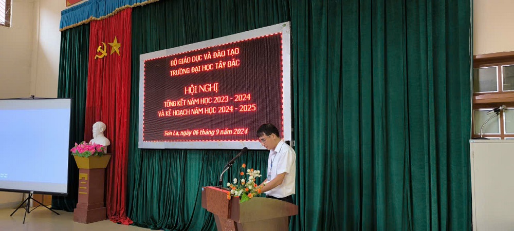 Trường Đại học Tây Bắc tổ chức Hội nghị Tổng kết năm học 2023-2024 và Kế hoạch năm học 2024-2025
