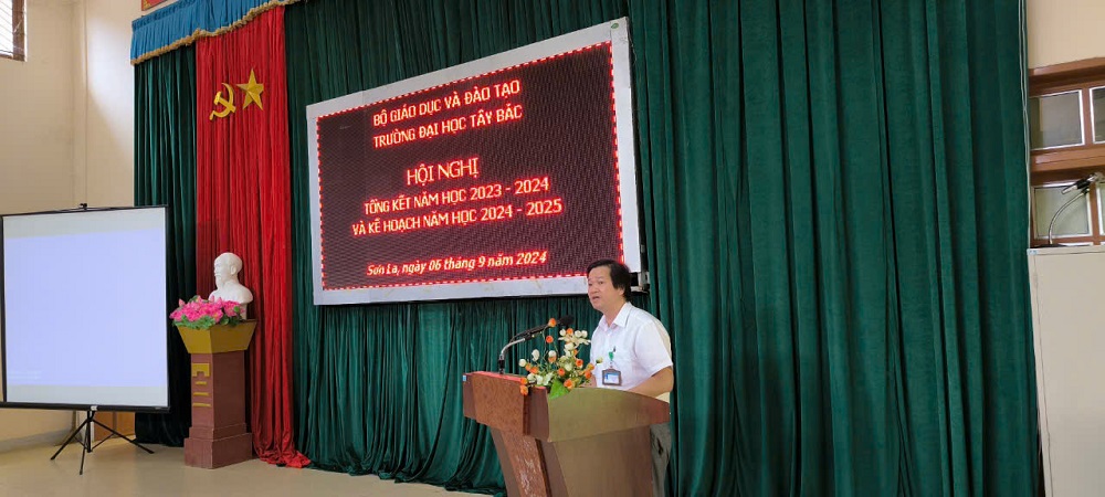 Trường Đại học Tây Bắc tổ chức Hội nghị Tổng kết năm học 2023-2024 và Kế hoạch năm học 2024-2025