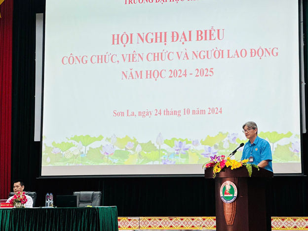 Hội nghị Đại biểu công chức, viên chức người lao động năm học 2024 - 2025 tại Trường Đại học Tây Bắc
