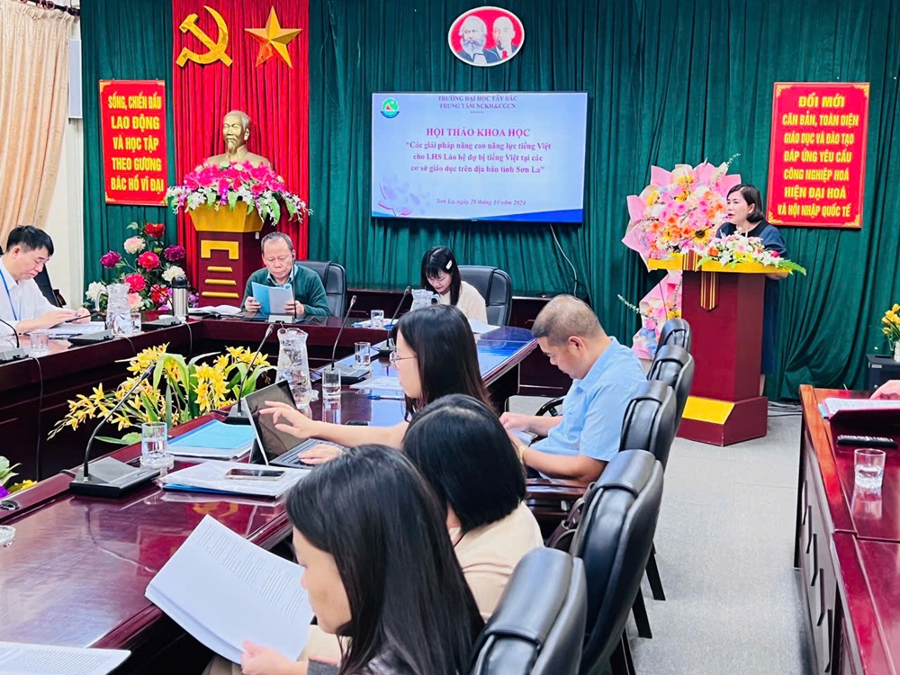 Hội thảo các giải pháp nâng cao năng lực Tiếng việt cho lưu học sinh Lào hệ dự bị Tiếng Việt tại các cơ sở giáo dục trên địa bàn tỉnh Sơn La