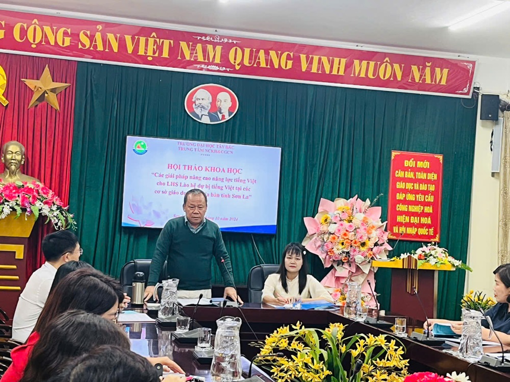 Hội thảo các giải pháp nâng cao năng lực Tiếng việt cho lưu học sinh Lào hệ dự bị Tiếng Việt tại các cơ sở giáo dục trên địa bàn tỉnh Sơn La
