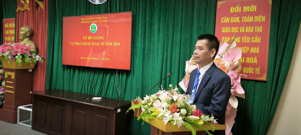 Trường Đại học Tây Bắc tổ chức Lễ Bế giảng và trao bằng Thạc sĩ năm 2024