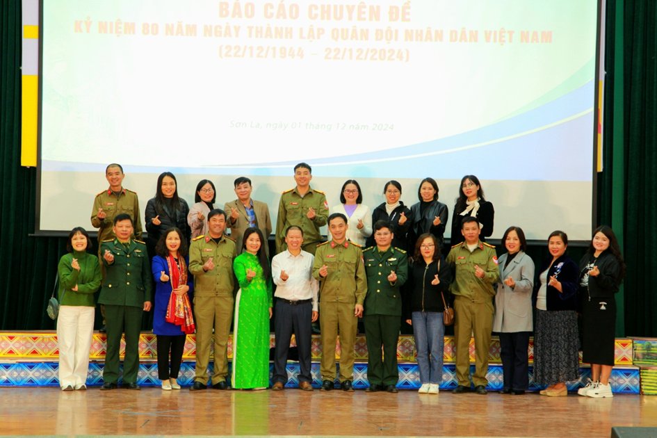 Chương trình báo cáo chuyên đề kỷ niệm 80 năm ngày thành lập Quân đội nhân dân Việt Nam (22/12/1944 - 22/12/2024)