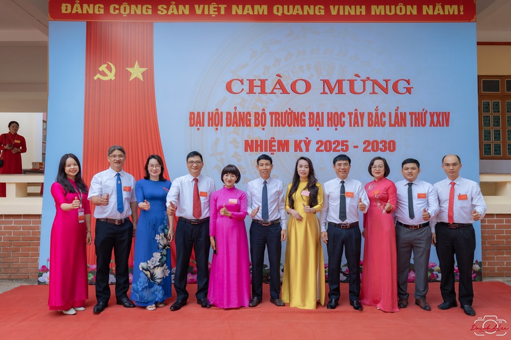 Đảng bộ Trường Đại học Tây Bắc tổ chức thành công Đại hội Đại biểu Đảng bộ Trường Đại học Tây Bắc lần thứ XXIV, nhiệm kỳ 2025 – 2030