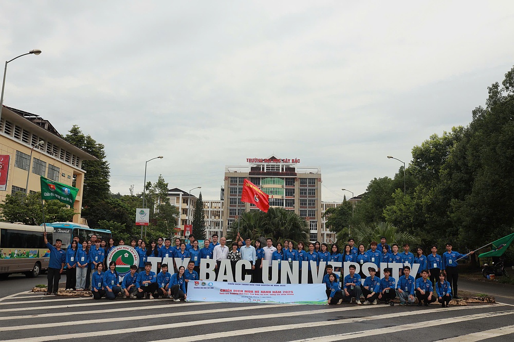 Đoàn Thanh niên – Hội sinh viên Trường Đại học Tây Bắc triển khai thành công chiến dịch thanh niên tình nguyện hè năm 2025