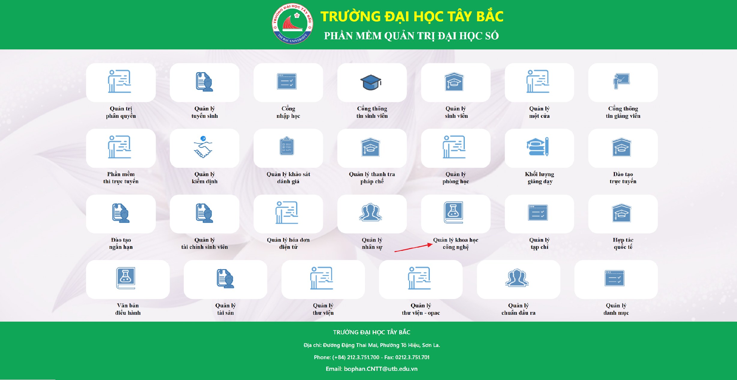 Trang đăng nhập