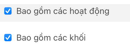 Chọn đối tượng phục hồi