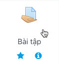 Chọn hoạt động Bài tập